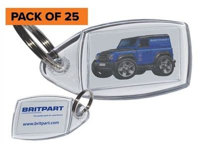 Britpart Key Rings x25
