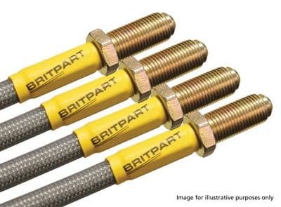 Britpart Plus 150mm Brake Hose Kit - Defender 90