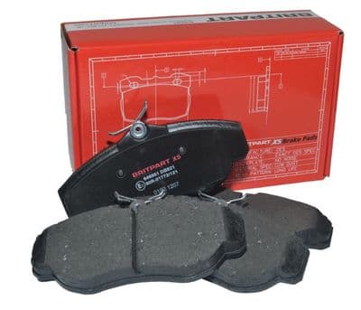 Britpart XS Brake Pad Set - Rear -  LR162047G