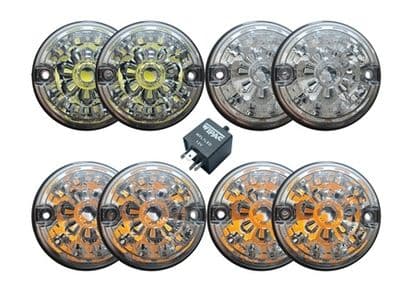 Clear LED  Wipac Light Kit - DA1191