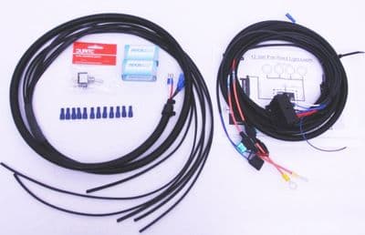 Complete Wiring Kit for Bonnet Pods / Light Bar (To wire 6 x 55 Watt Spots)