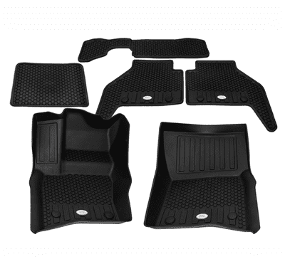 Defender 110 LHD Rubber Mats - 5+2 Seats