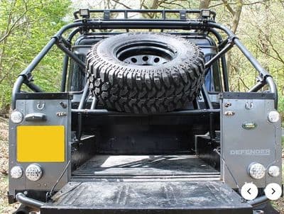 Defender 110 - Lift Up Spare Wheel Carrier - DA3810