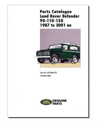 Defender (1987-2006) Parts Catalogue - STC9021CC
