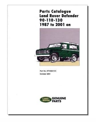 Defender (1987-2006) Parts Catalogue - STC9021CC
