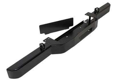 Defender 90/110 Winch Bumper Black Steel