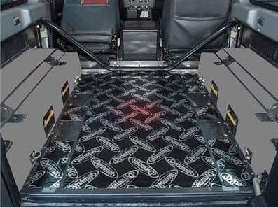 Defender 90 2007 onwards - County - Rear floor - DA8097
