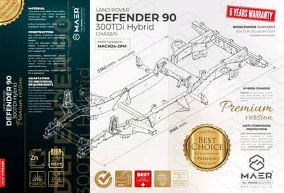 DEFENDER 90 300TDi Hybrid chassis - PREMIUM