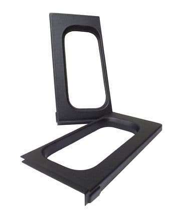 Defender 90 Rear Black Rear Quarter Trim Panels with Side Window Cut ...