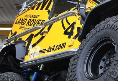 Defender 90 Rock & Tree Sliders (pair)