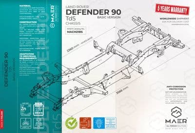 DEFENDER 90 Td5 chassis - BASIC