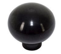 Defender Black Anodised Aluminium Single Vent Knob - DA8947