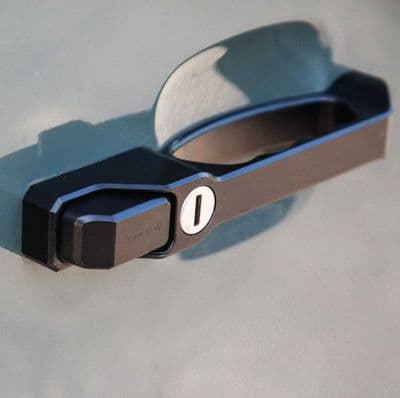 Defender Exterior Black Door Handle Pair