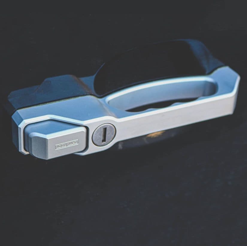 トルーパー Defender Exterior Silver Door Handle Pair