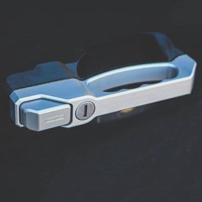 Defender Exterior Silver Door Handle Pair