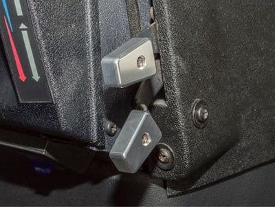 Defender Silver Anodised Aluminium Single Heater Control Knob - DA8946
