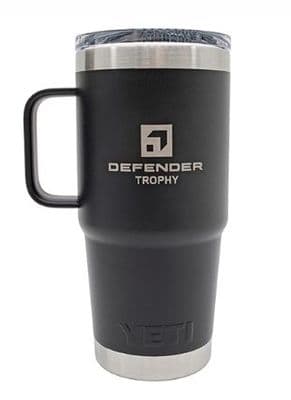 Defender Trophy x YETI Rambler Travel Mug