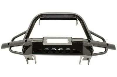 Defender tubular winch bumper with A bar, with air con ***OFF-ROAD USE ONLY***