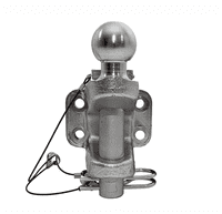 Dixon Bate Heavy Duty Tow Ball, Jaw, & Pin - 4-bolt Mount