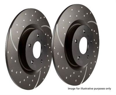 EBC Performance Front Solid Brake Discs (Def/Disco1/RRC) - DA4165