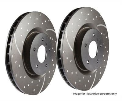 EBC Performance Front Vented Brake Discs (Def/Disco 1//RRC) - DA4151