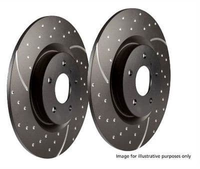 EBC Performance Rear Solid Brake Discs (Def) - DA4855