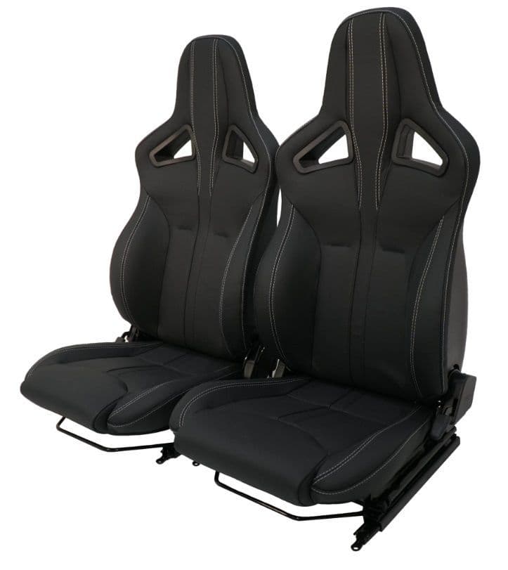 None seat (heated) pair xs black vinyl - white stitch - ext340-xsbvw £1740.00 add to cart... photo