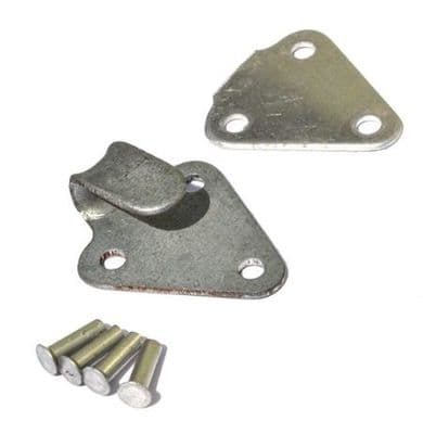 Hook & Plate for Canvas Hoods Galvanised (Genuine)