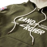 Land Rover Appliqued Pullover Hoody Bronze Green