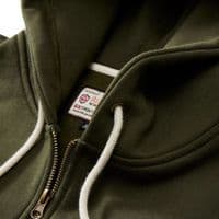 Land Rover Full Zip Hoody Bronze Green