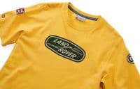 Land Rover Heritage Yellow Short Sleeve T-Shirt