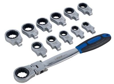 Laser Multi-Head Ratchet Spanner Set