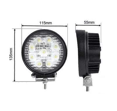 LED WORK/SPOT LAMP - ROUND