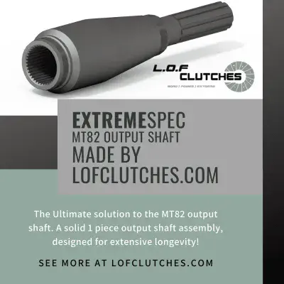 LOF EXTREMEspec MT82 Output shaft kit for Defender TDCI