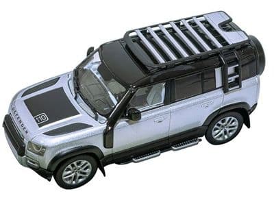 New Defender 110 - Indus Silver 1:76 Scale Model