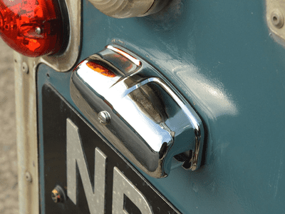 Number Plate Light - Chrome