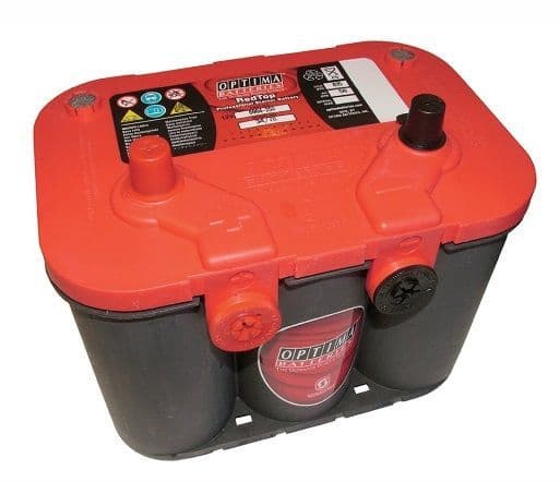 Optima Side Terminal OPTIMA Red Top & Side Terminals - 12V