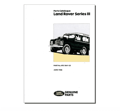 Parts Catalogue Series III - RTC9841CE