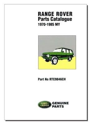 Range Rover Classic (1970 - 1985) Parts Catalogue - RTC9846CH
