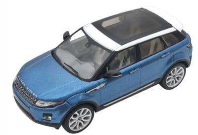 Range Rover Evoque - Mauritius Blue 1:43 Scale Model