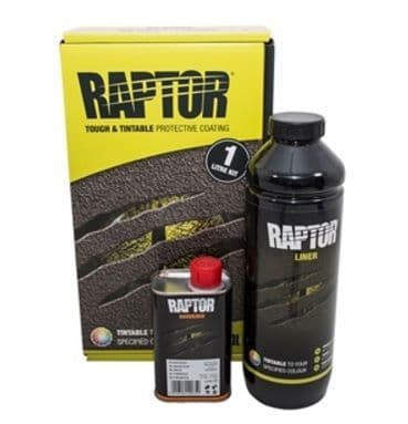 Raptor 1 litre kit - Tintable Finish