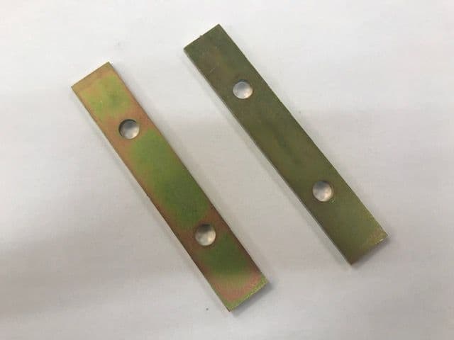 Rear heavy duty Nickel plated Spring Retainers - PAIR