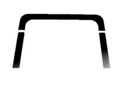 Rear Safari Door Goal Post Cladding - Series