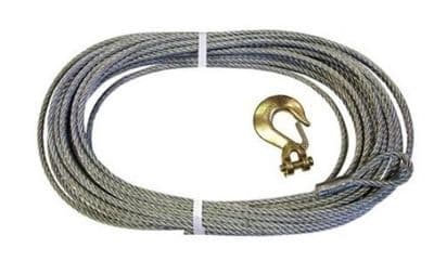Replacement Galvanised Winch Cable with Hook