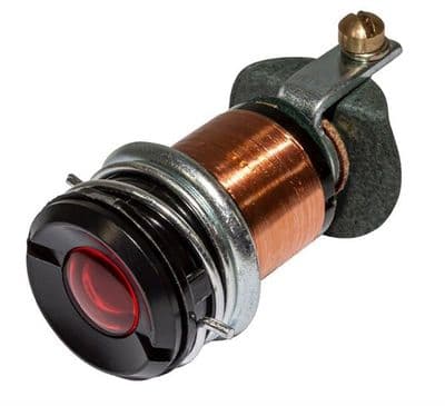 Series 1 Red Warning Light with Black Bezel - 238018LUCAS
