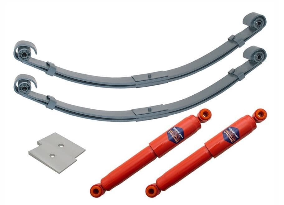 Series 2 Leaf Parabolic Spring Kit - Front SWB/LWB