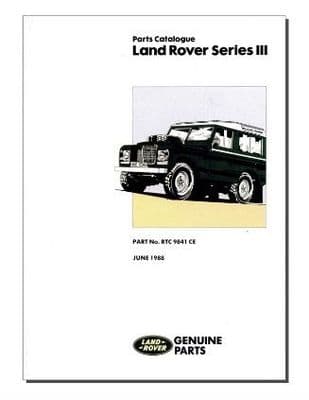 Series 3 Parts Catalogue - RTC9841CE