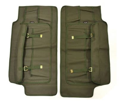 Series Khaki Front Canvas Door Cards Pair - EXT382-35