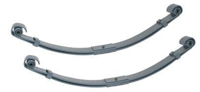 Series Land Rovers Parabolic Springs - SWB/LWB Front 2 Leaf - PAIR