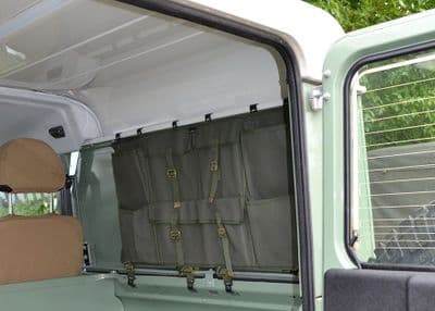 Series Single Khaki Canvas Side Storage Bag - Hard/Soft Top Fitting - EXT382-37
